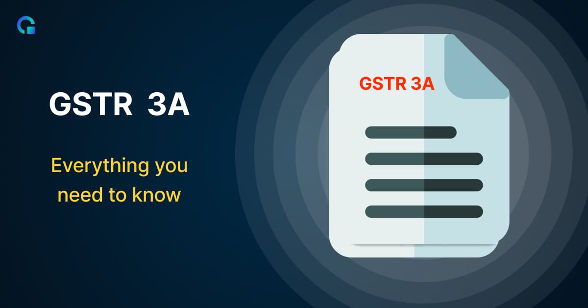 GSTR-3A Everything You Need to Know-Olao Books